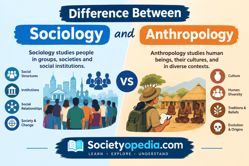 Difference Between Sociology and Anthropology