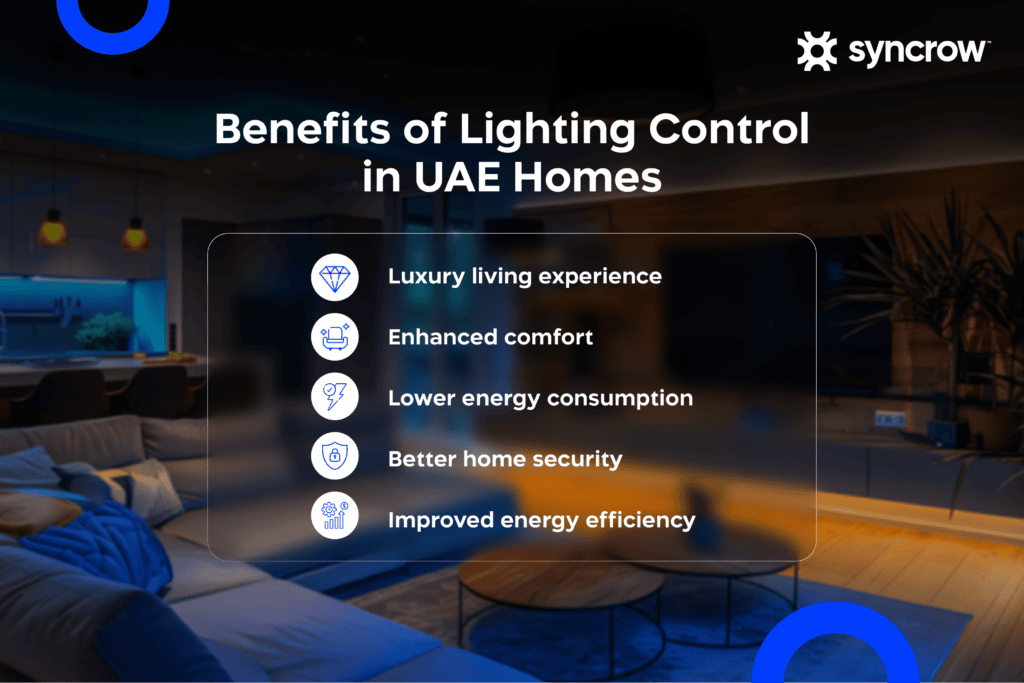 List of Benefits of Lighting Control in UAE Homes
