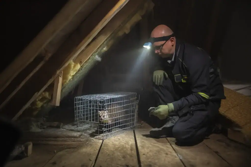 zwalczanie kuny domowej na strychu