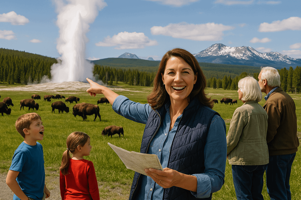 Mom is the family planner of the vacations