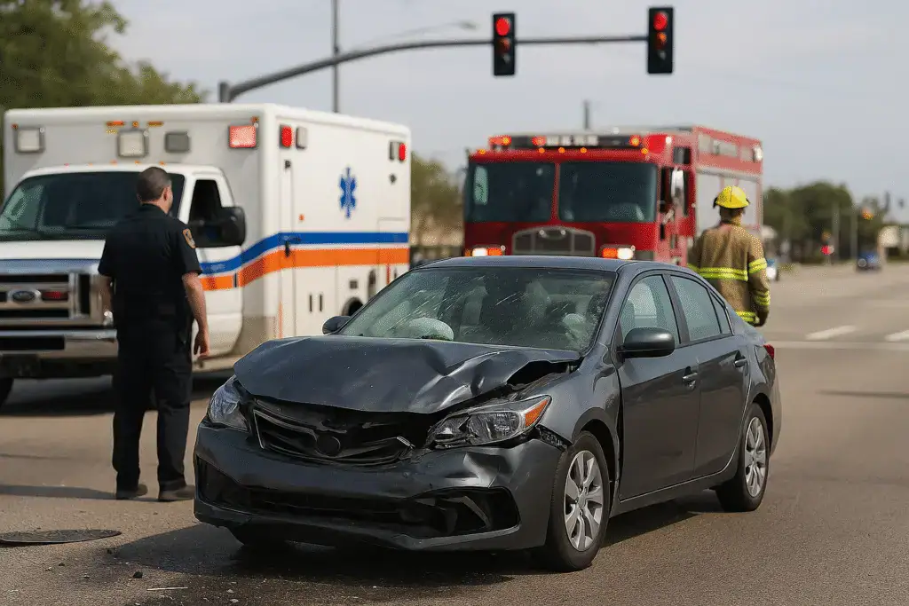 Katy Texas car accident with legal help from The Texas Bulldog.