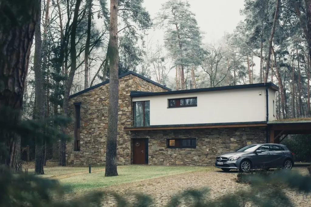 prarie style house with black suv for sale by owner property