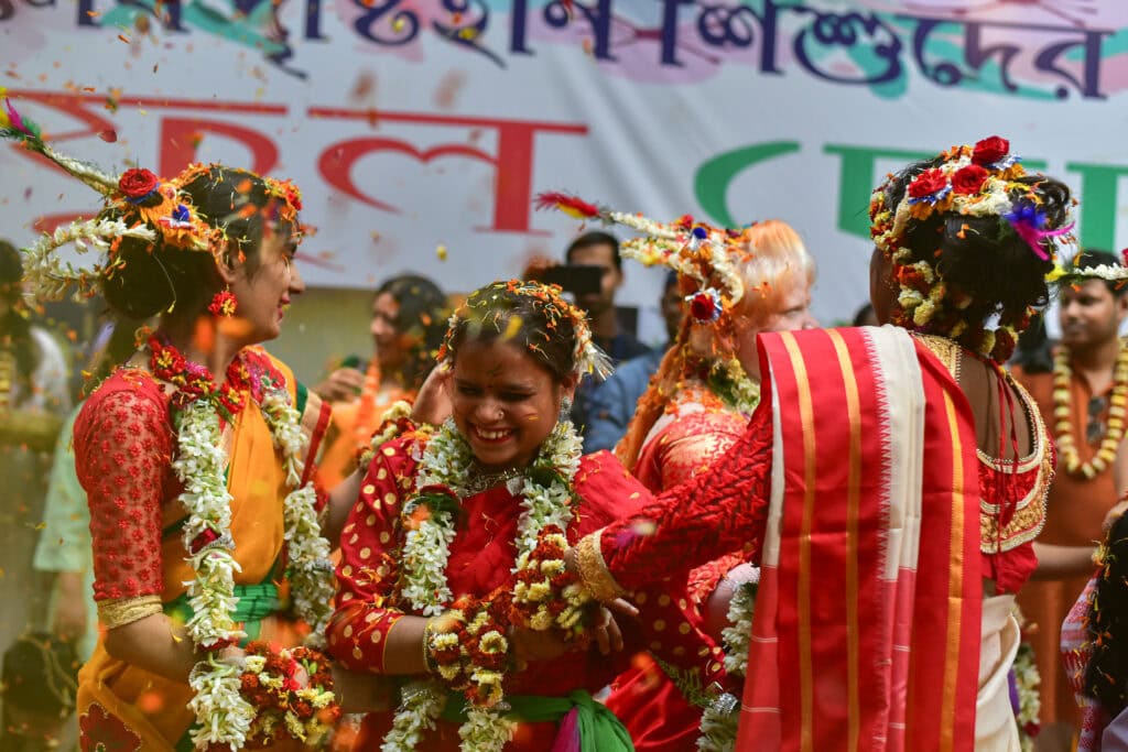 Holi in Bloom at Lighthouse for the Blind