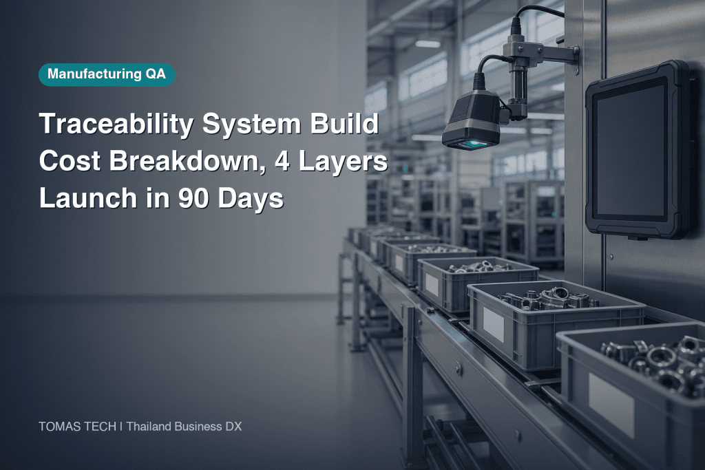 Traceability System Build Cost: 4-Layer Model and 90-Day Plan
