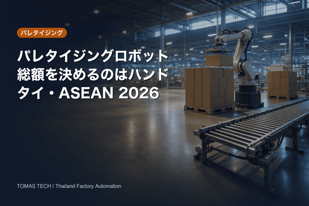 パレタイジングロボットの価格｜総額を動かすのはハンドと供給側
