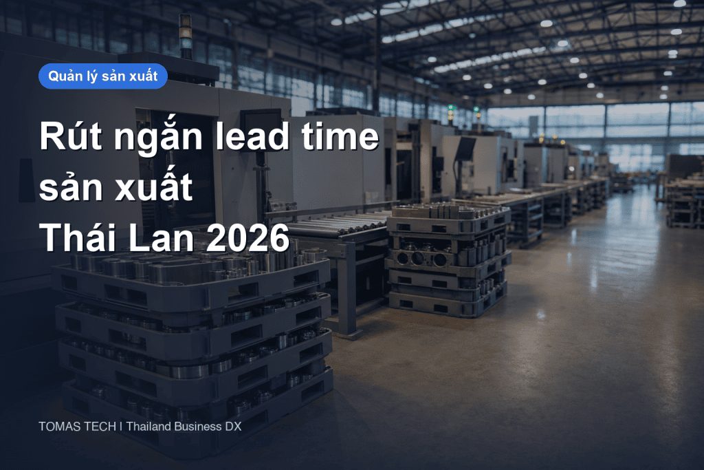 Rút ngắn lead time sản xuất nằm ở thông tin chứ không ở thiết bị - phân rã thành 5 loại chờ