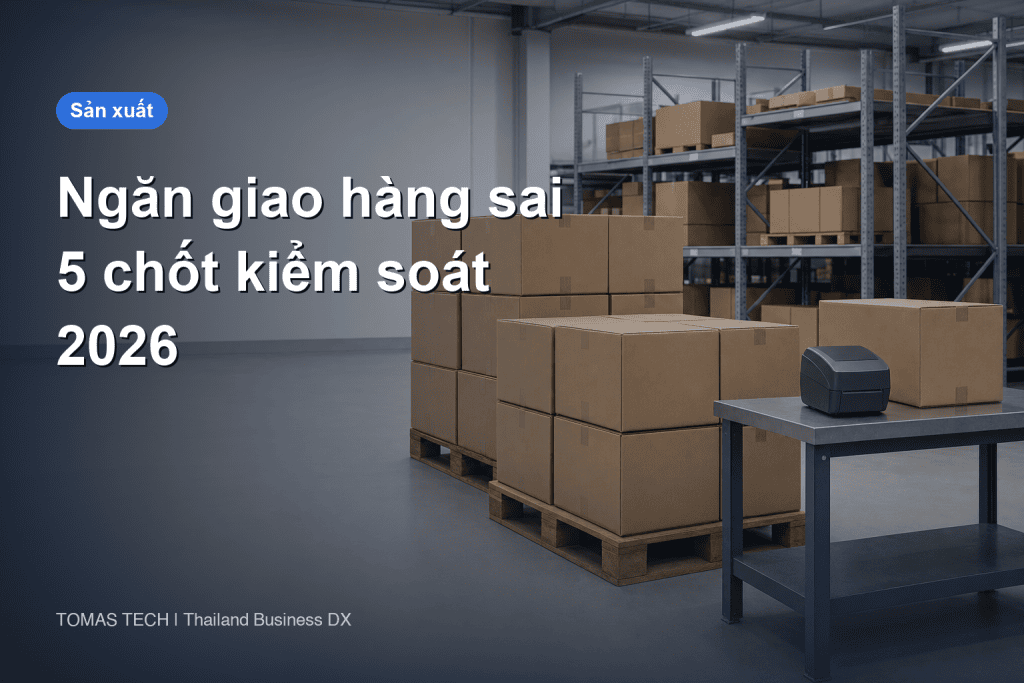 Ngăn ngừa giao hàng sai không dừng ở kiểm tra xuất hàng - 5 cửa ải sinh ra lỗi