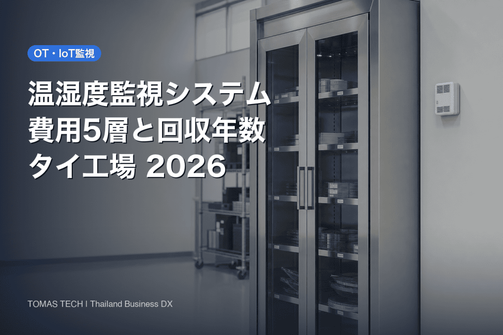 温湿度監視システムの費用と回収｜センサーは初期費用の13.8%