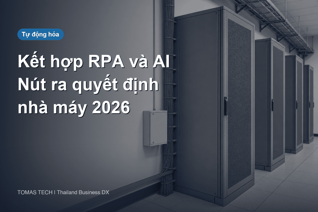 Tích hợp RPA và AI tạo sinh 2026 | Tự động hóa dừng lại ở nơi có phán đoán xen vào