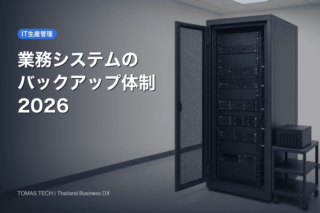 業務システムのバックアップ体制2026｜守れるのはコピーではなく復旧