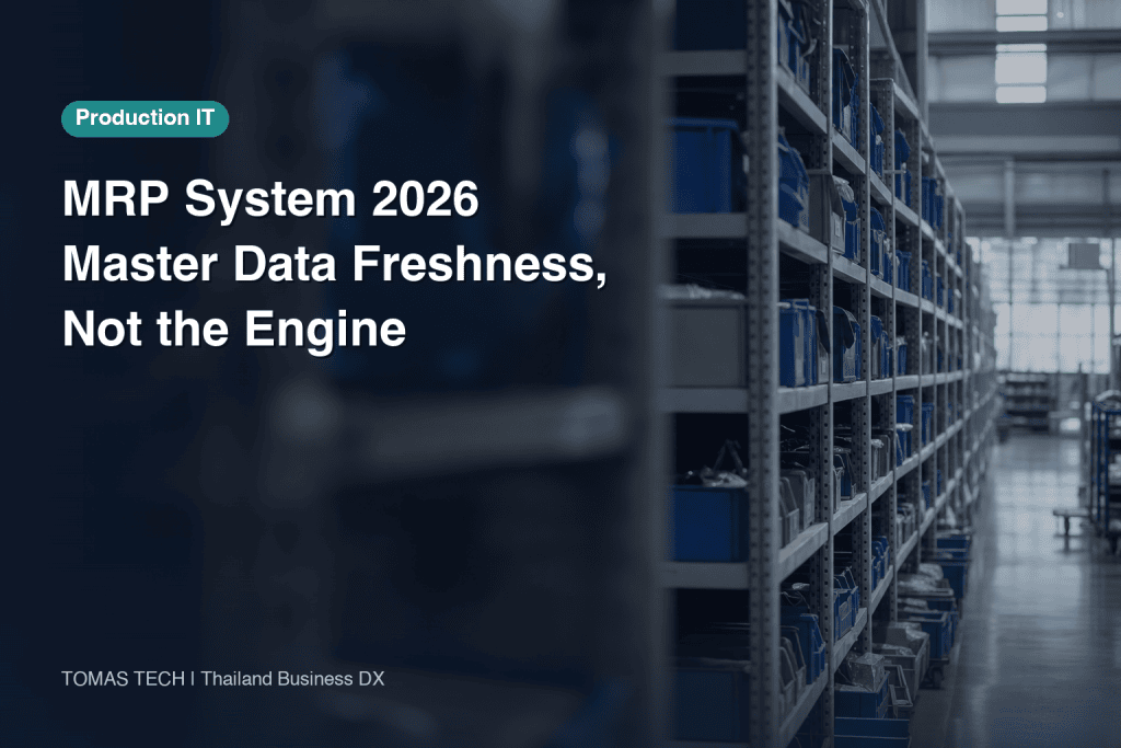 MRP System 2026: What Stops It Is Master Data Freshness, Not the Engine