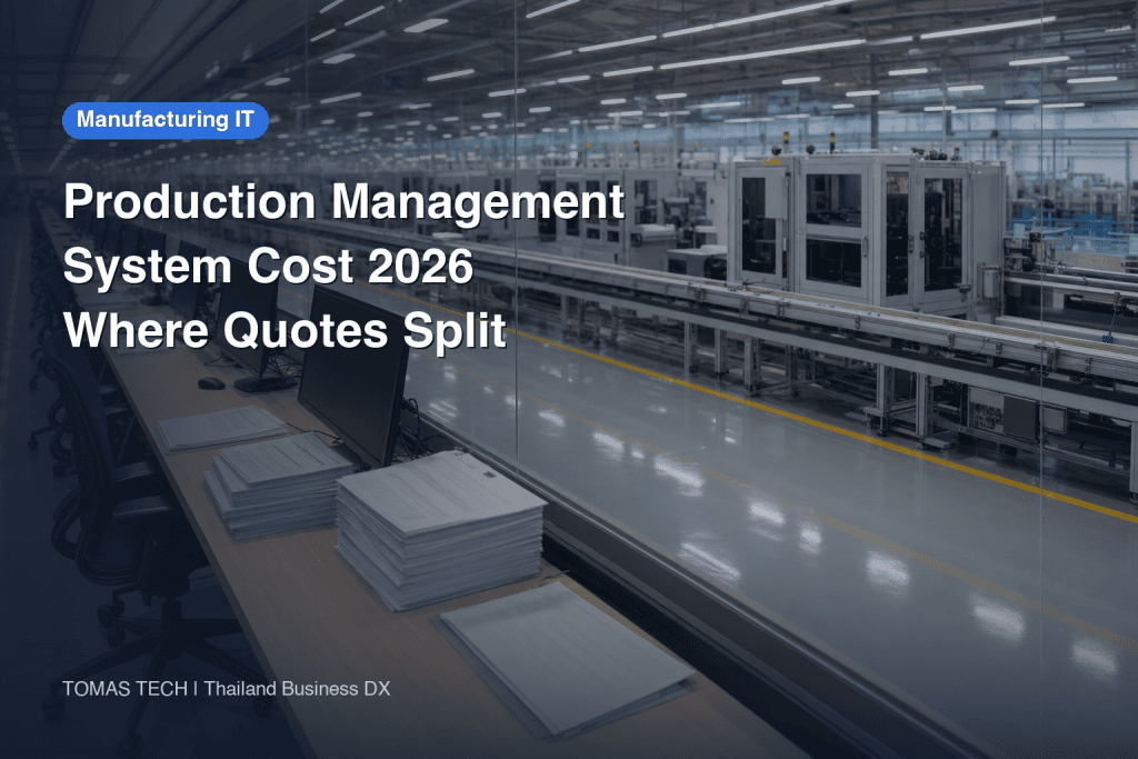Production Management System Cost 2026 — Where Quotes Really Split