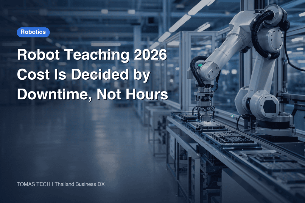 Robot Teaching in 2026: Cost Is Set by Downtime, Not Labor Hours