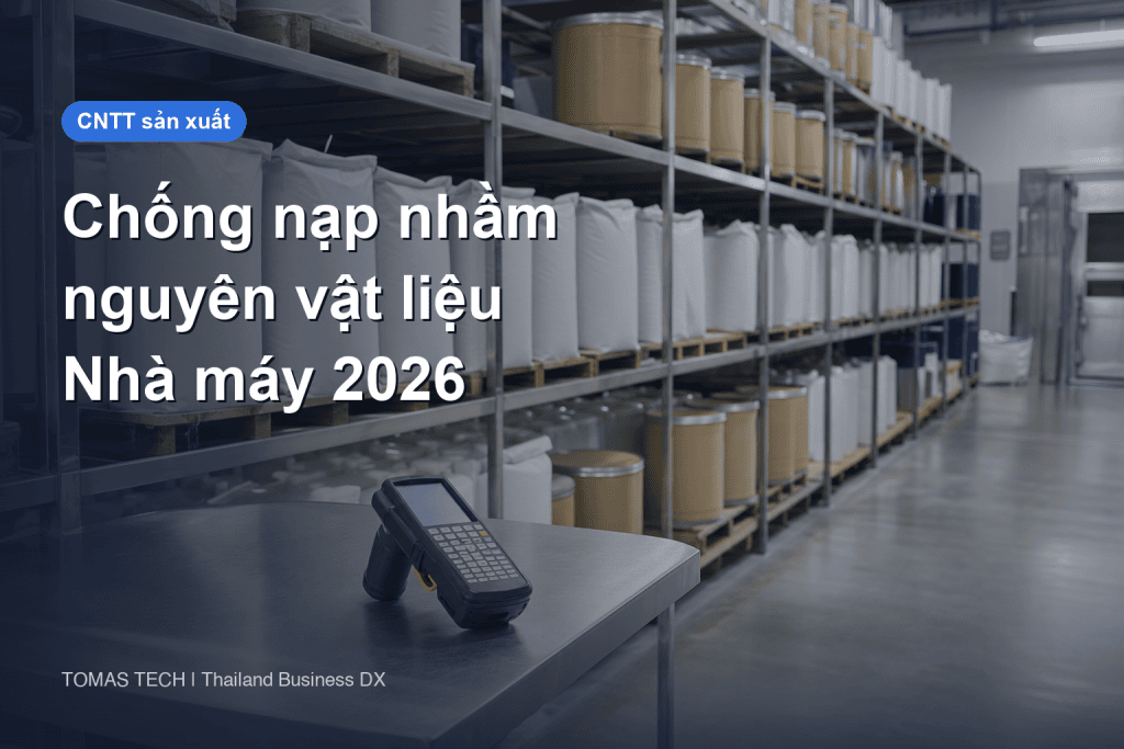 Chống nạp nhầm nguyên vật liệu 2026: xóa trạng thái có thể nhầm, không phải siết đối chiếu