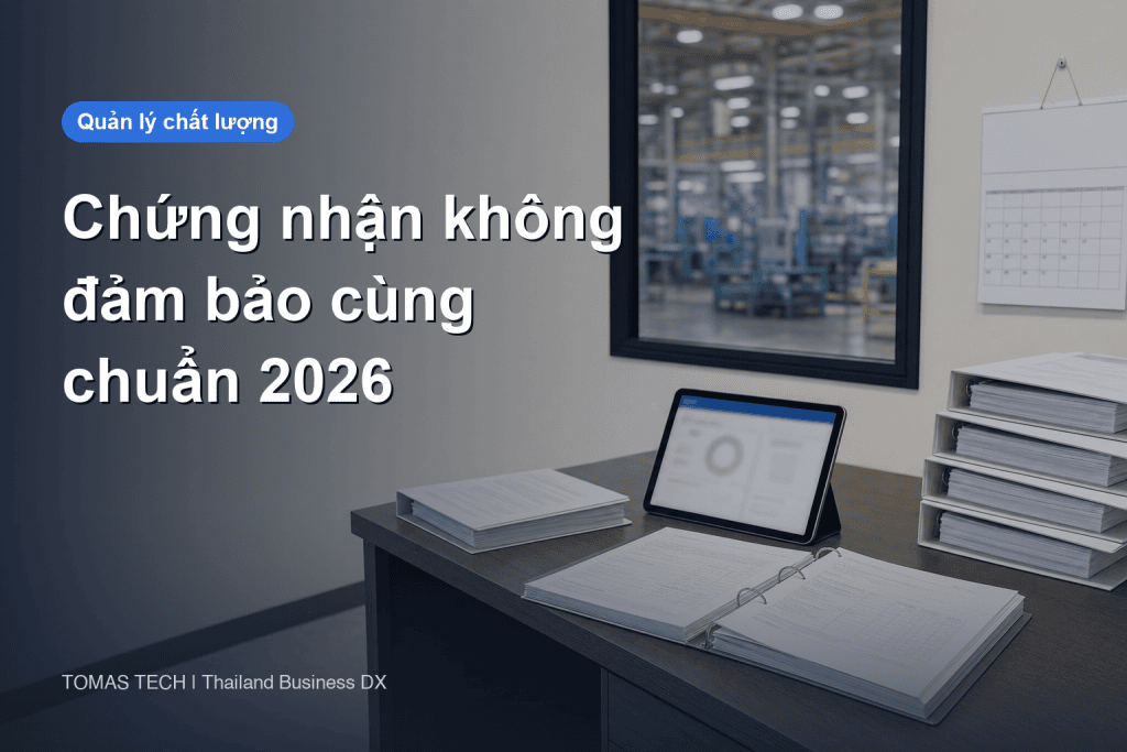 Hệ thống quản lý chất lượng nhà máy nước ngoài 2026 | ISO không đảm bảo cùng chuẩn