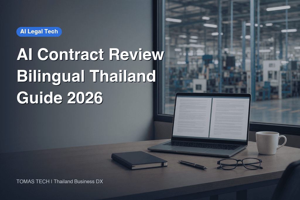 AI Contract Review Guide 2026 | First-Pass Checks for Bilingual Contracts in Thailand