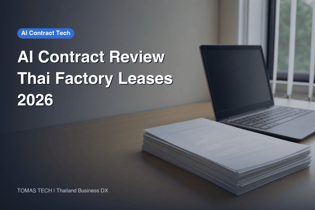 AI Contract Review — Why Thai Factory Leases Stop at 3 Years