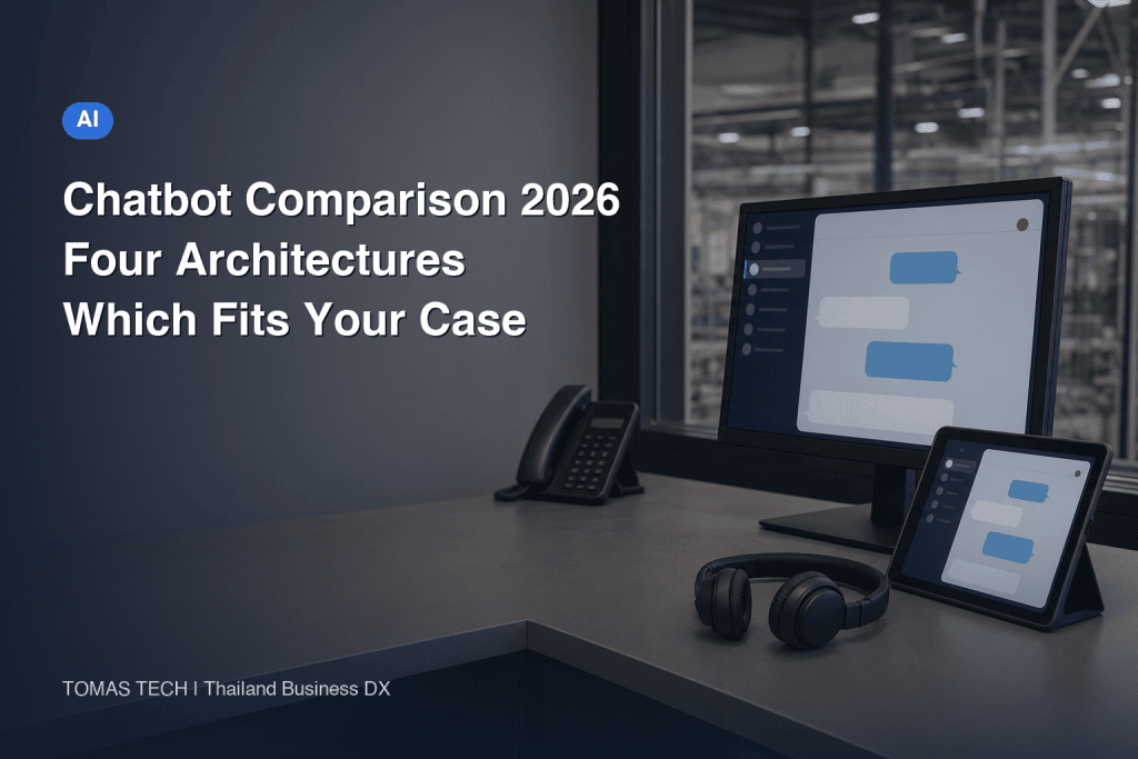 Chatbot Comparison 2026 - How to Choose the Right Type for a Thailand Factory