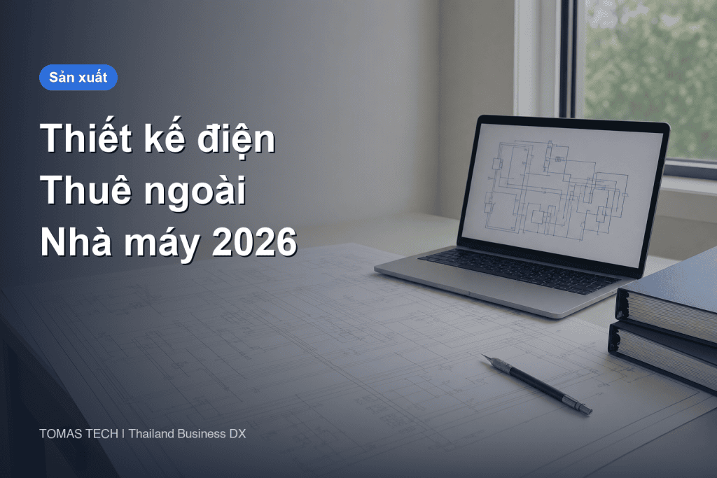 Thuê ngoài thiết kế điện 2026 - Quyết định nằm ở độ chi tiết của thông tin bàn giao