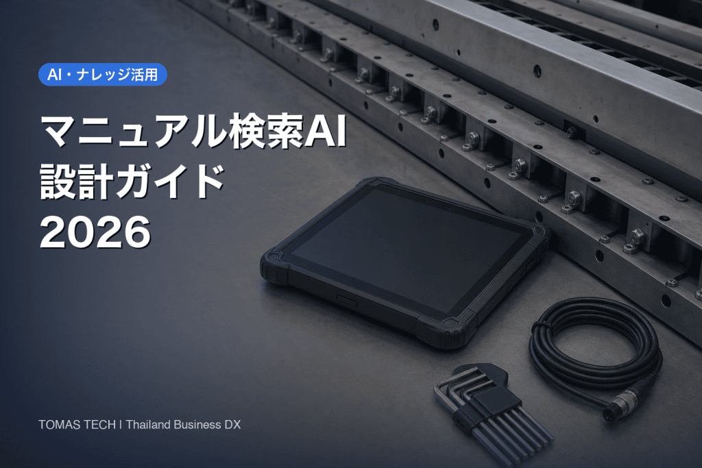マニュアル検索AI 2026｜精度より出典を返す設計が事故を防ぐ