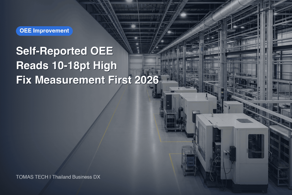 OEE Improvement 2026 | Why Fixing Measurement Comes Before Fixing the Line