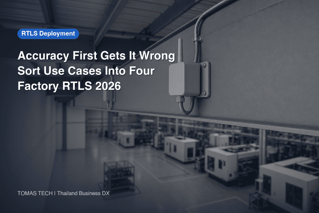 RTLS Deployment in Factories 2026 | Classify Use Cases Before Accuracy