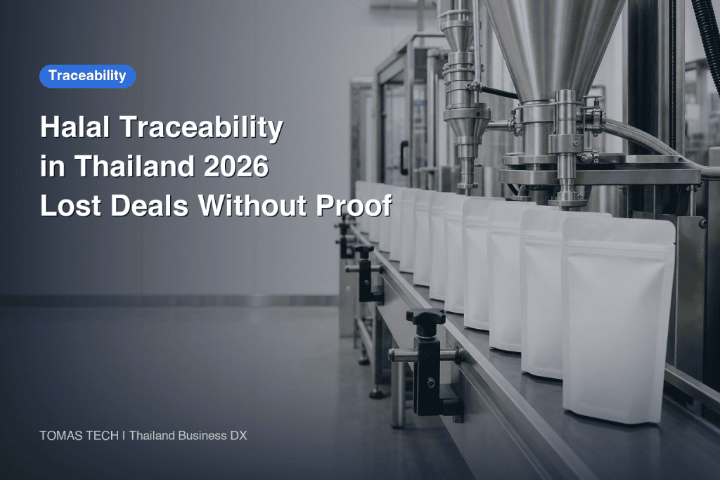 Halal Traceability Thailand 2026 | Why Factories Lose Deals They Cannot Prove