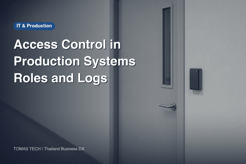 Production Management System Access Control – Roles, Approvals, Audit Logs