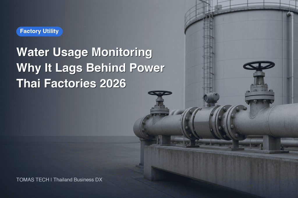 Water Usage Monitoring in Thai Factories — 3-Tier Design 2026