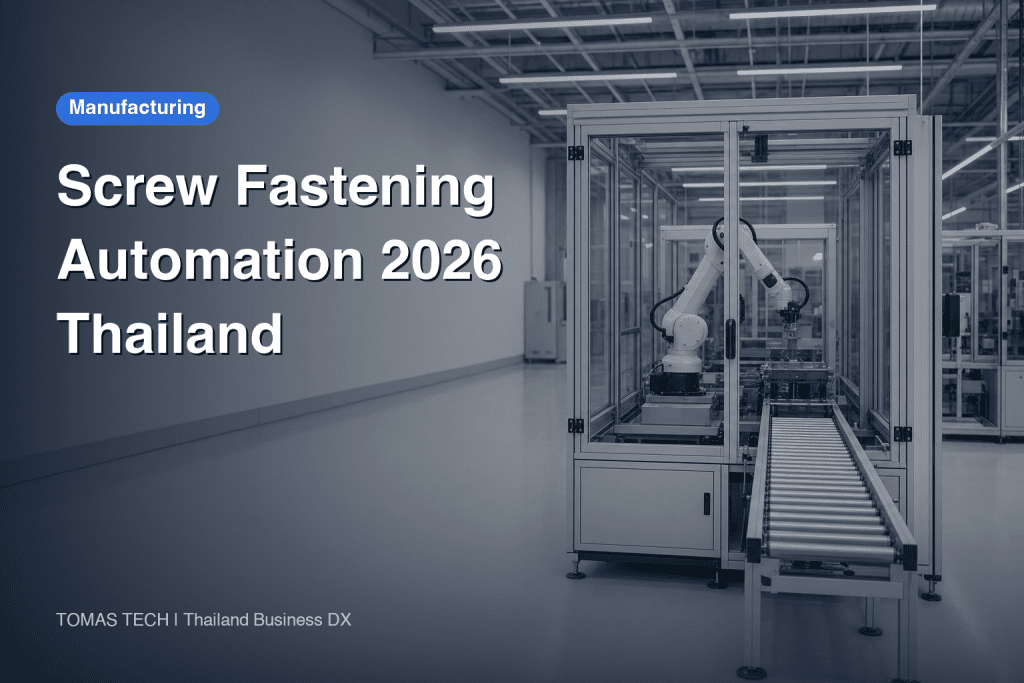 Screw Fastening Automation 2026 — Why Torque Control Alone Cannot Stop Screw Float