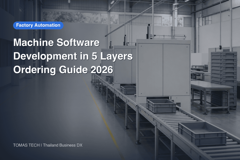 Machine Software Development 2026 | Five Layers That Change Scope and Cost