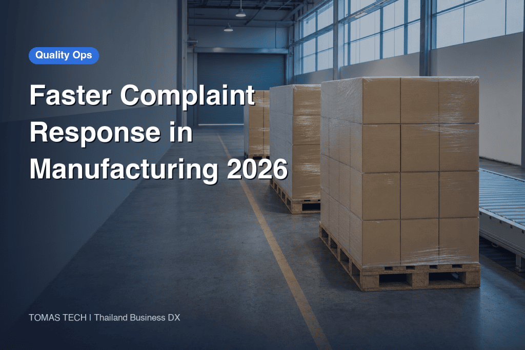 Faster Complaint Response in Manufacturing 2026 | Record Design for Moving Within 24 Hours