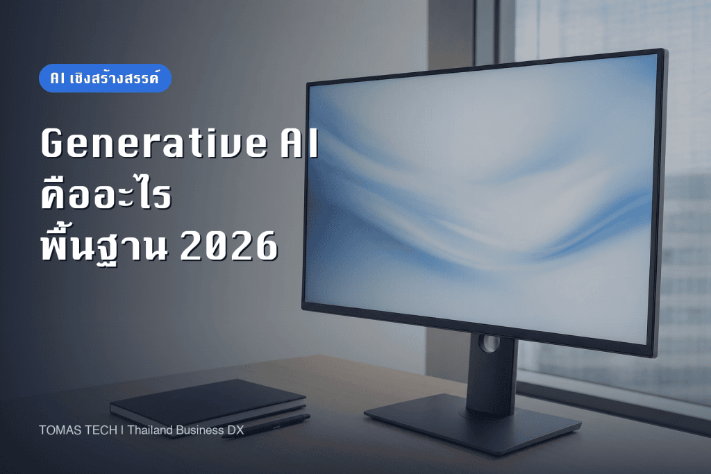 Generative AI คืออะไร ทำอะไรได้บ้าง และแนวโน้มการใช้งานในองค์กรปี 2026