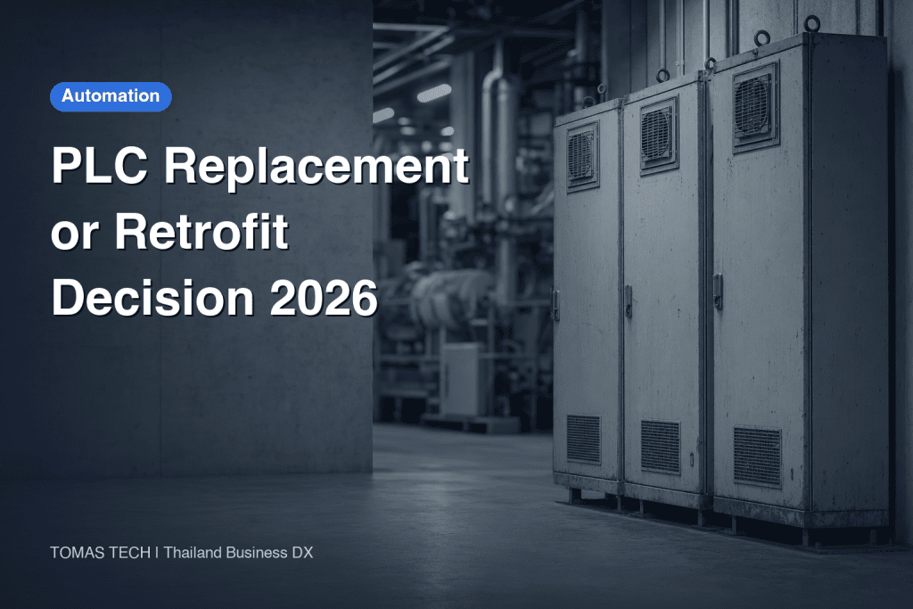 PLC Replacement or Retrofit 2026 — Four Options for Ageing Control Systems