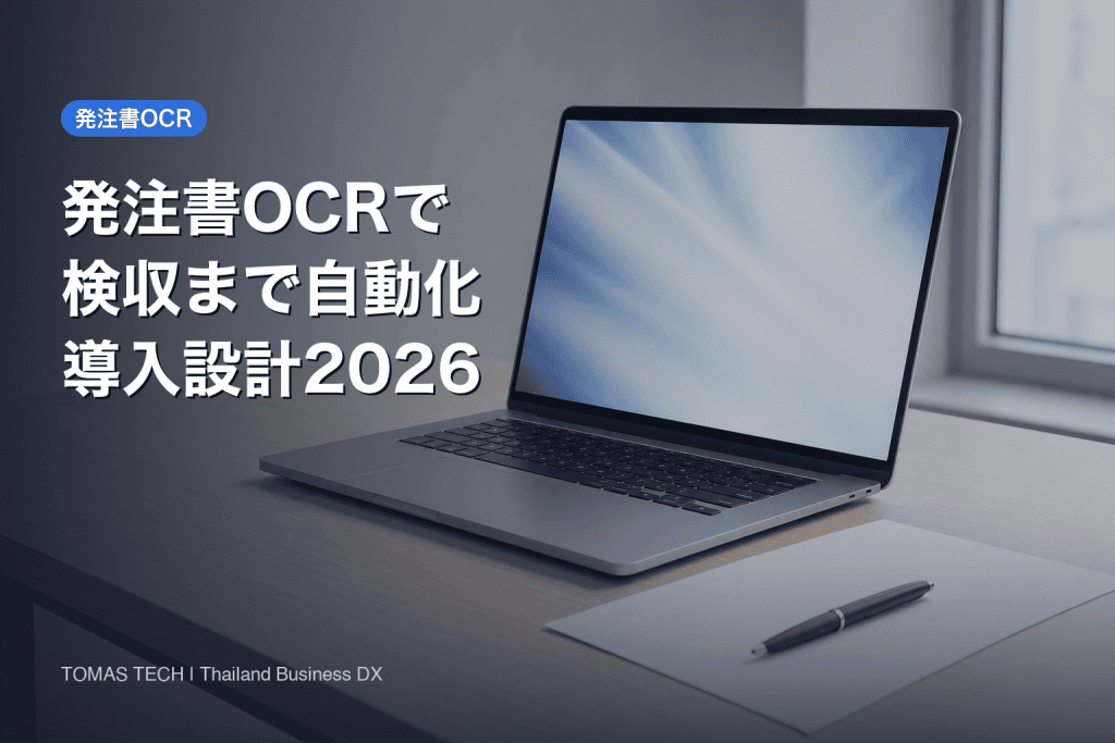 発注書OCRで検収まで自動化｜三者照合まで見据えた導入設計2026