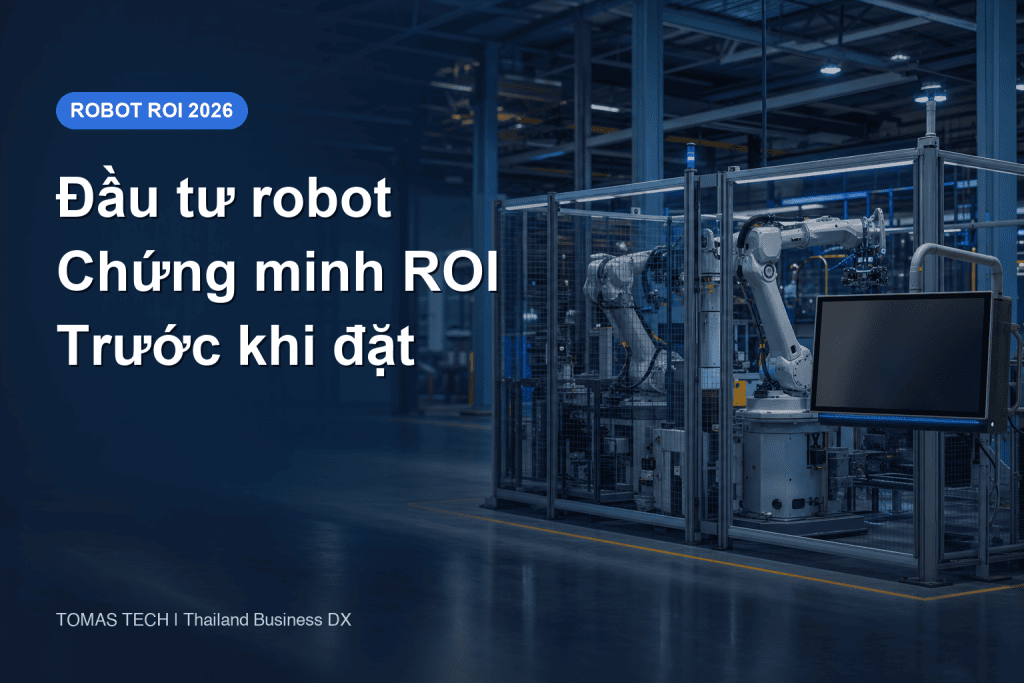 ROI triển khai robot cho nhà máy tại Thái Lan
