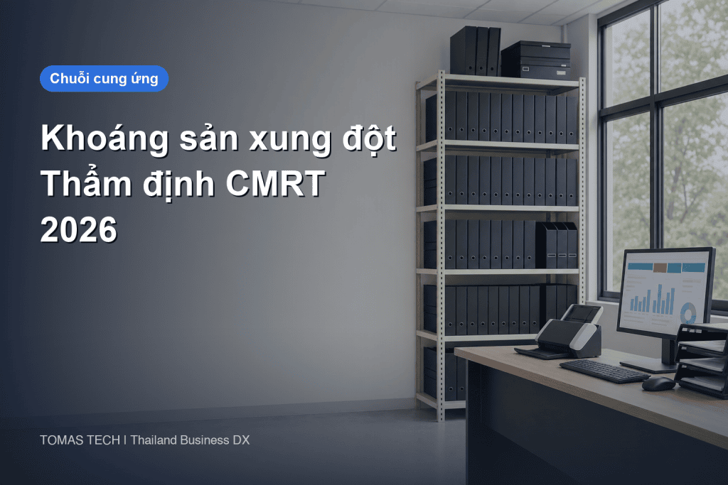 Thẩm định khoáng sản xung đột 2026 — Hệ thống hóa việc tuân thủ CMRT