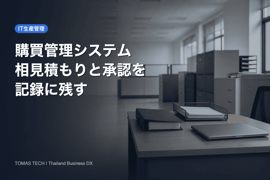 購買管理システムの選び方｜相見積もりと承認記録の残し方 2026