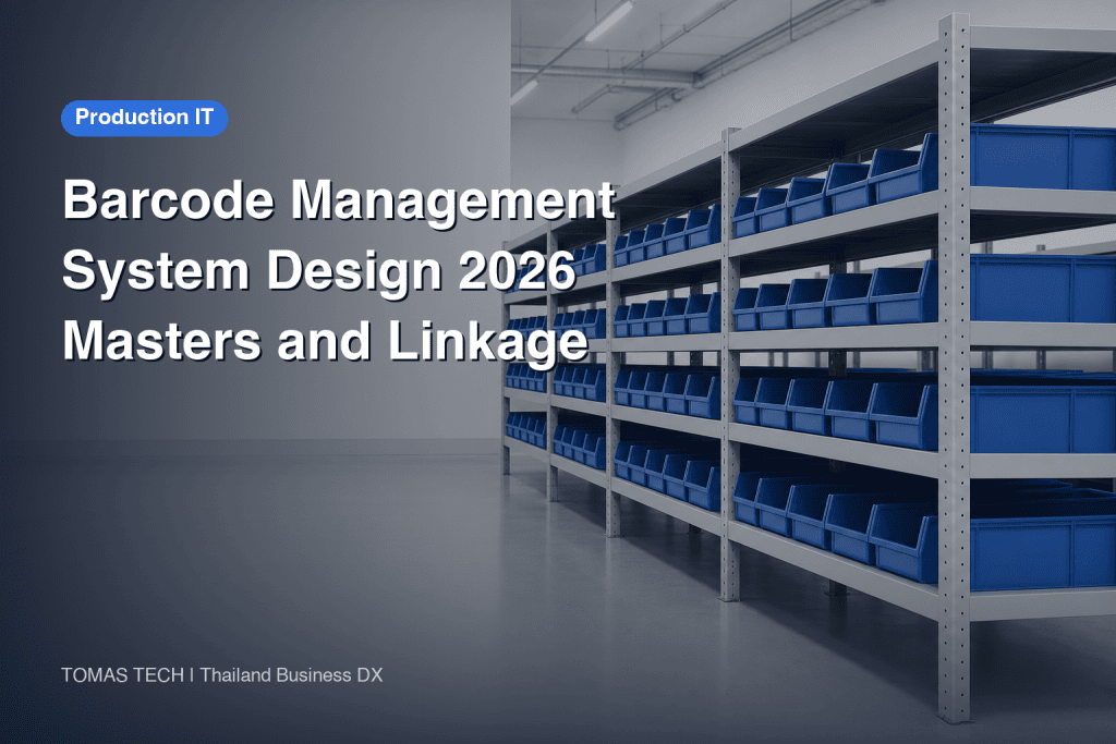 Barcode Management System 2026 — Master Data and Integration Design