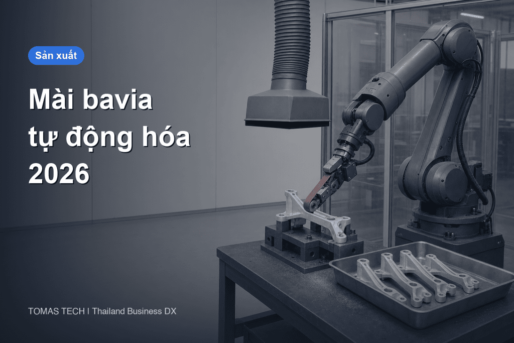 Tự động hóa mài bavia 2026 - Hiệu quả đầu tư và cách chọn phương thức