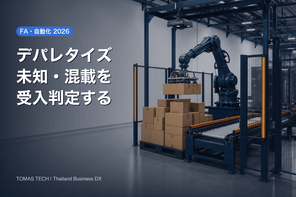 デパレタイズ自動化｜未知・混載パレットのRFP設計