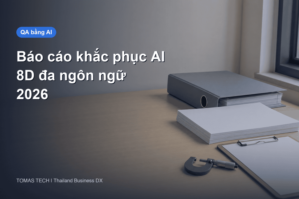 Tạo báo cáo khắc phục bằng AI | Soạn 8D đa ngôn ngữ