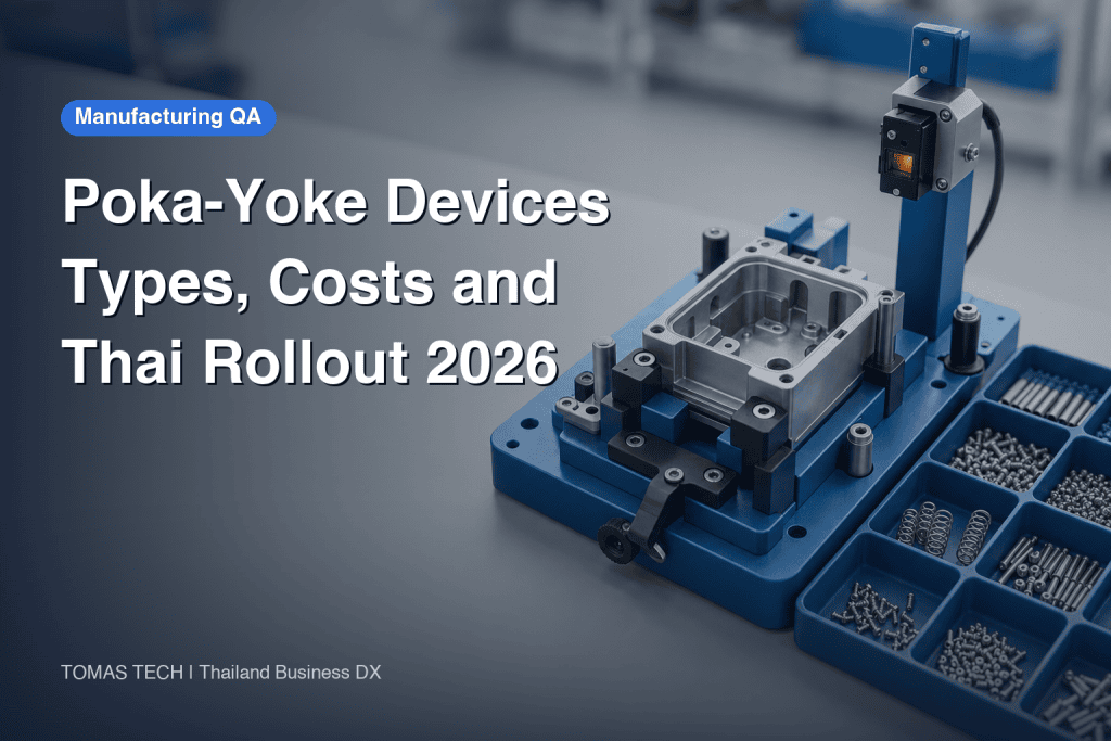 Poka-Yoke Devices 2026 — Types, Costs and Thai Plant Rollout