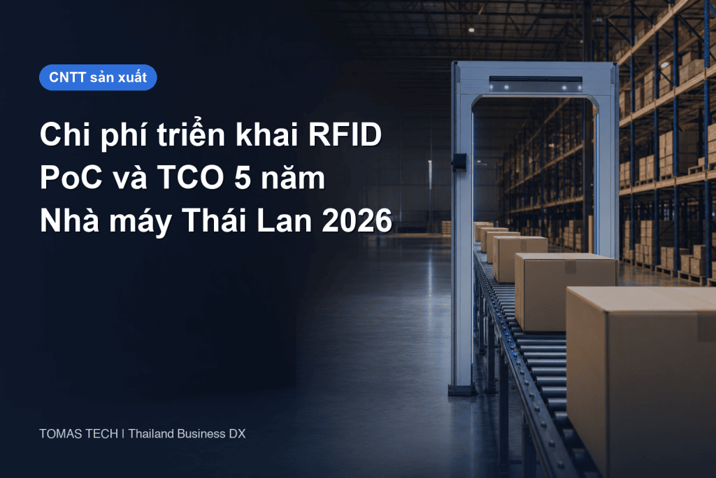 Chi phí triển khai RFID trong nhà máy: Hướng dẫn thực tế