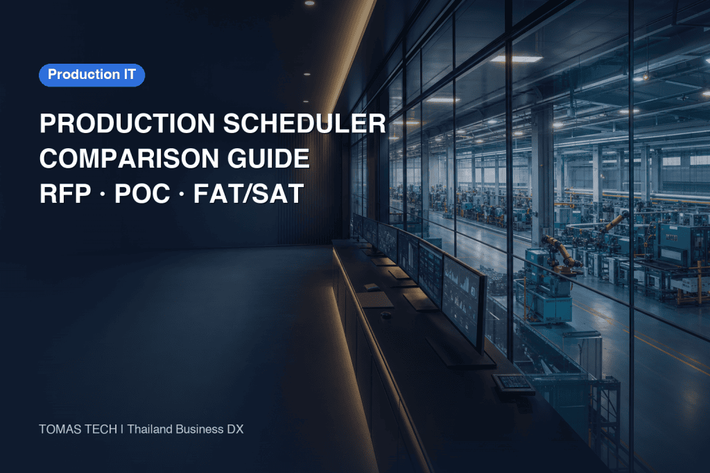 Production Scheduler Comparison 2026 for Thailand Factories