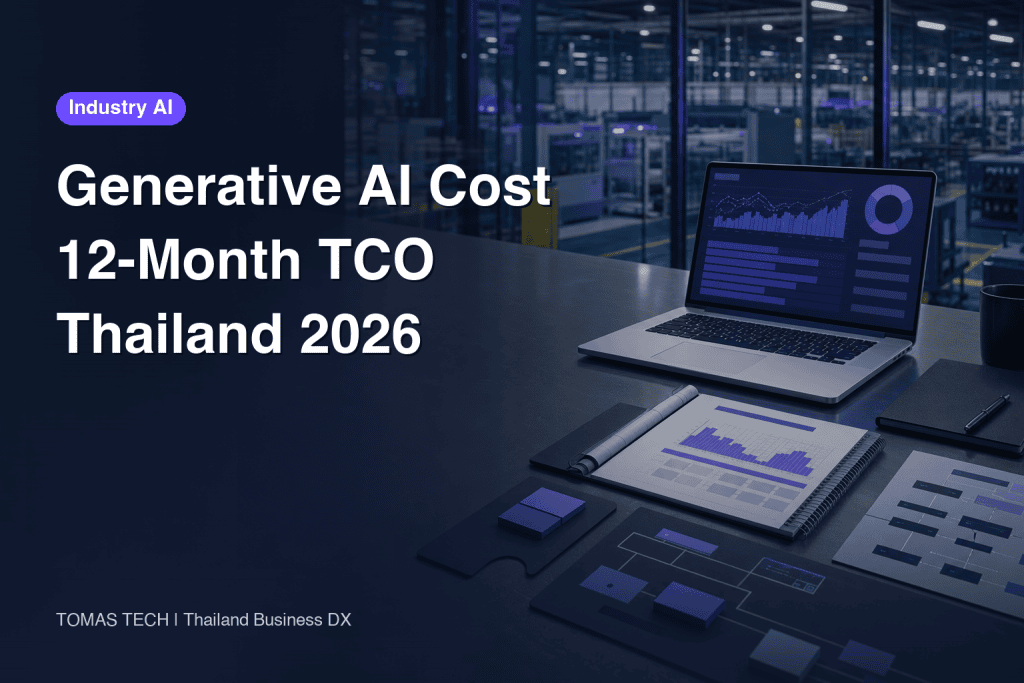 Generative AI Implementation Cost 2026: 12-Month TCO for Thailand