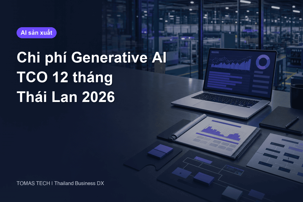 Chi phí triển khai Generative AI 2026: TCO 12 tháng tại Thái Lan