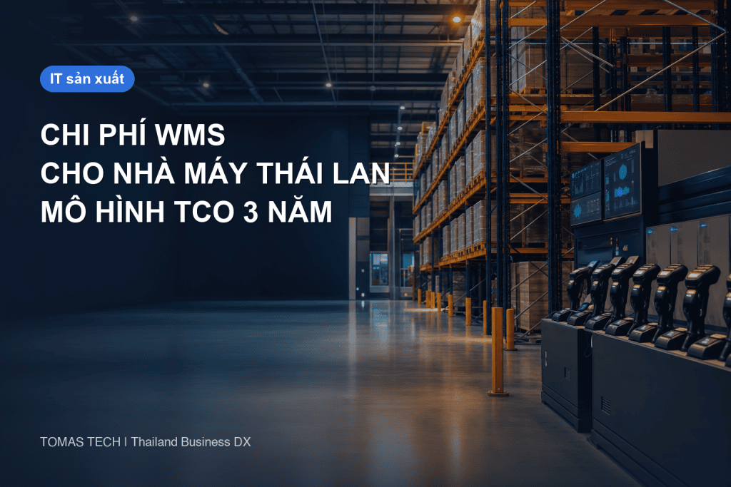 Chi phí WMS tại Thái Lan｜Ngân sách và TCO 3 năm cho nhà máy 2026