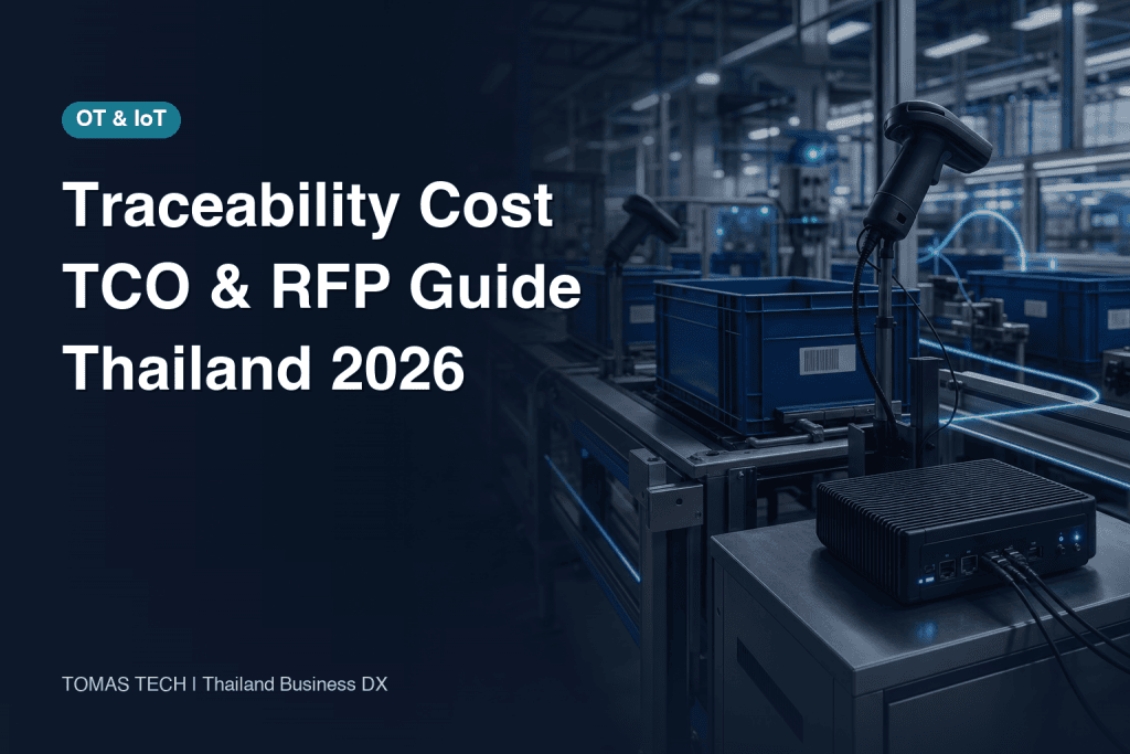 Traceability System Cost 2026: Thailand Factory TCO and RFP Guide