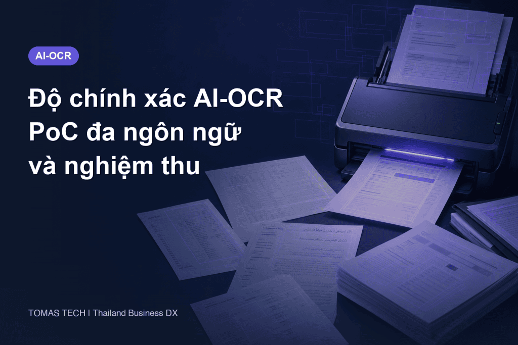 Độ chính xác AI-OCR: PoC và nghiệm thu chứng từ đa ngôn ngữ